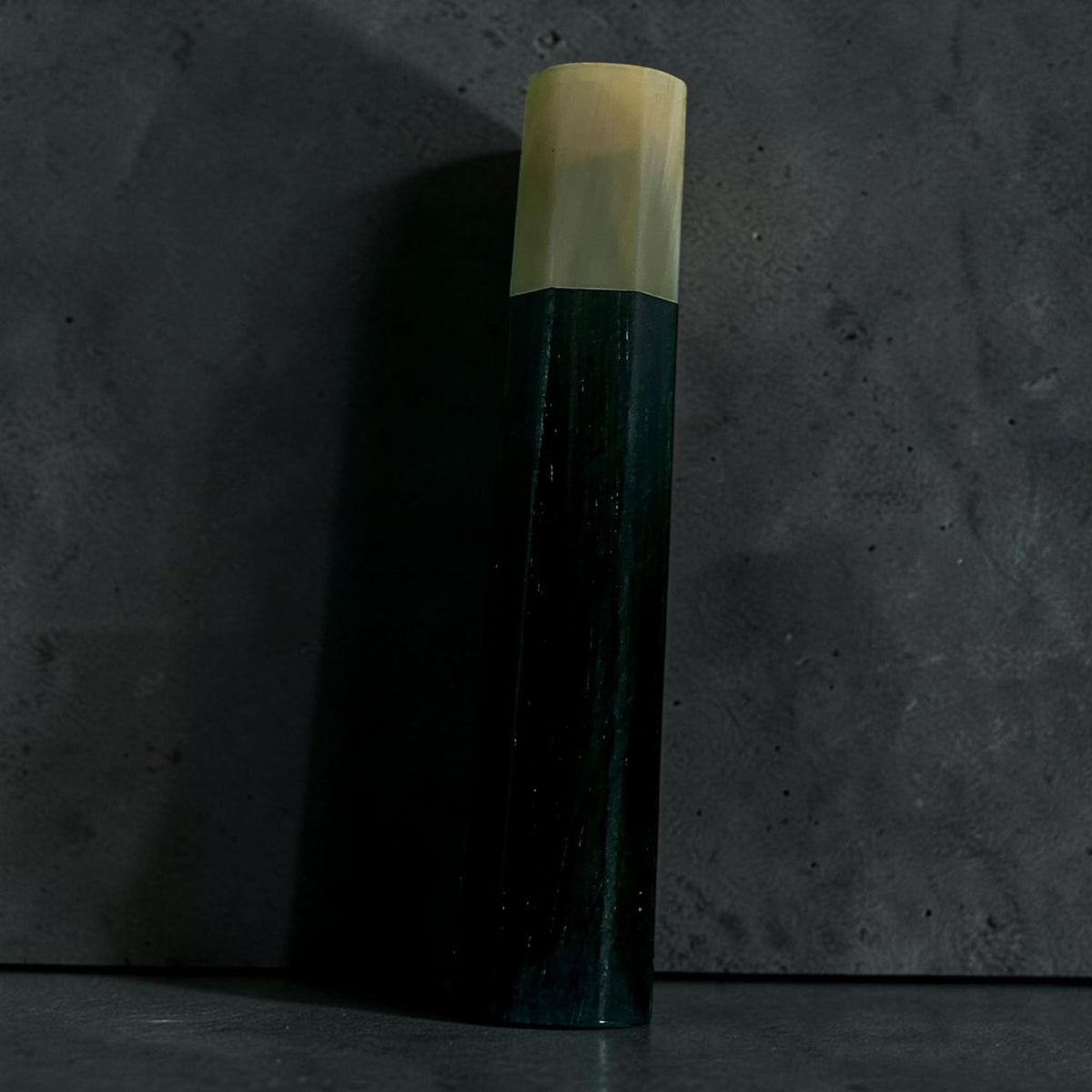Ebony and horn wa handle No. 4, 135 mm, pale horn and dark ebony #handle_no. 4 - 135 mm