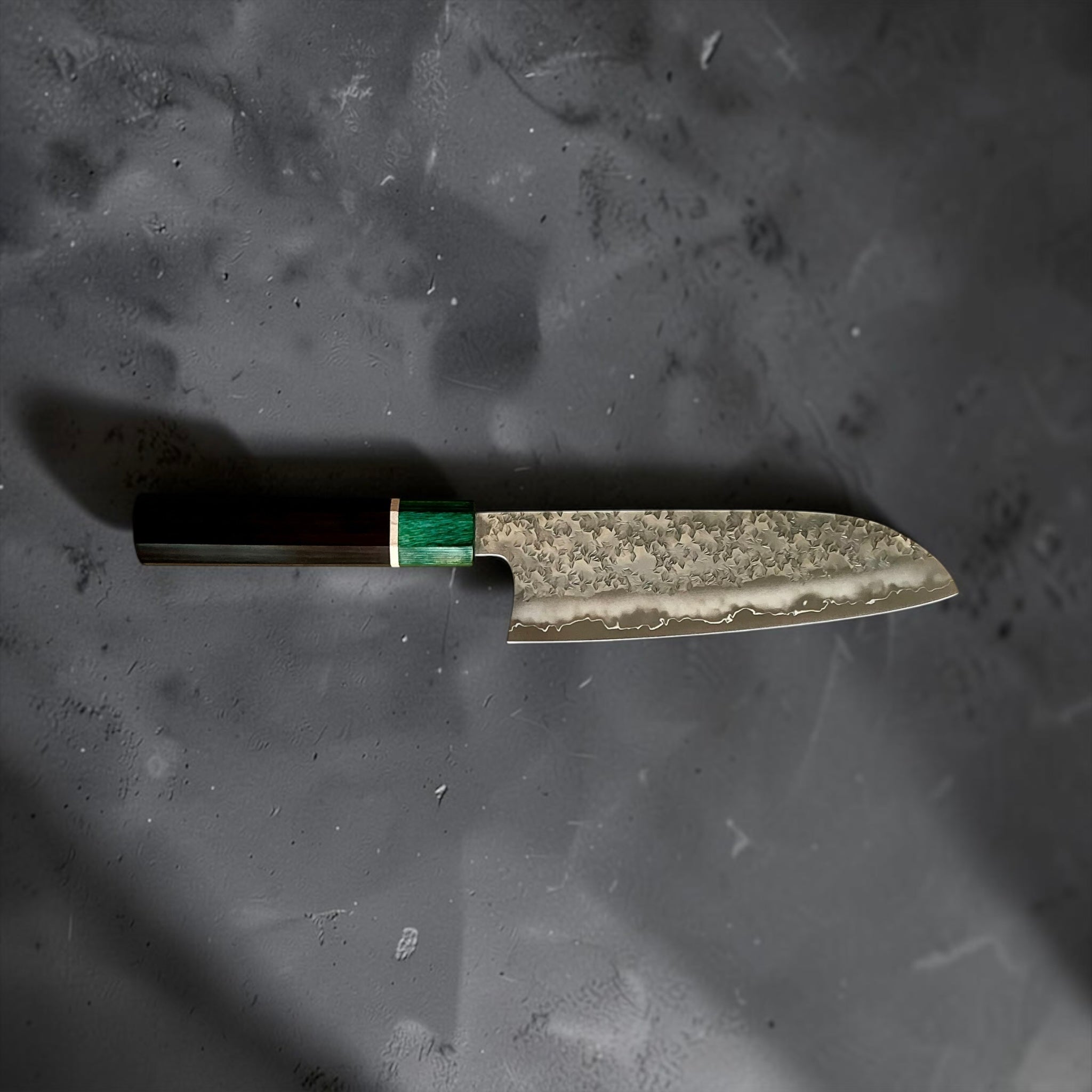 Vollständiges Klingenprofil des Makoto Kurosaki Samidorizuki SG-STRIX 165mm santoku