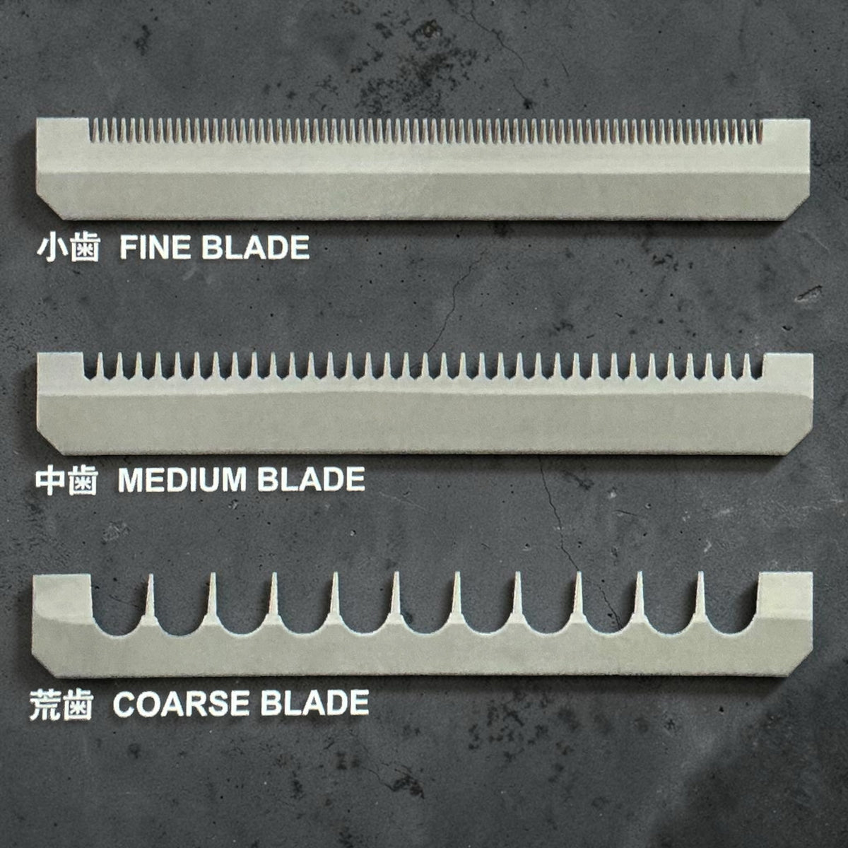 Super Benriner Classic interchangeable fine, medium and coarse comb blades