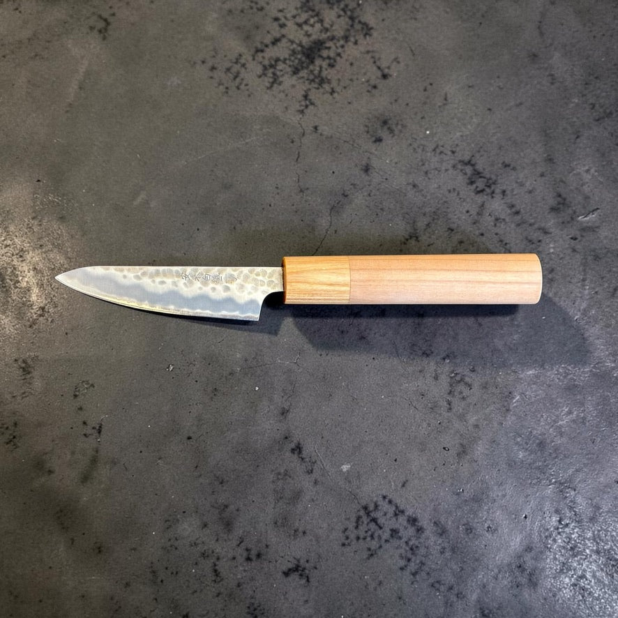 Left-side profile of Tokushu Knife White #2 Tsuchime Petty 80mm