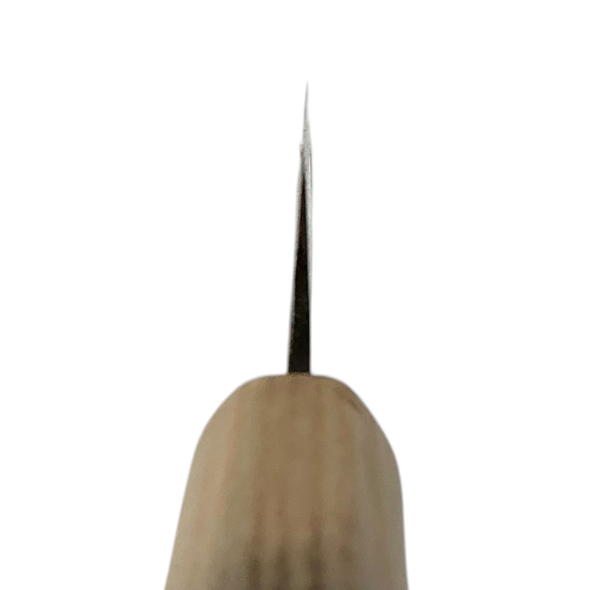 Dao Vua V3 52100 Kuro Tsuchime Petty - choil and spine geometry