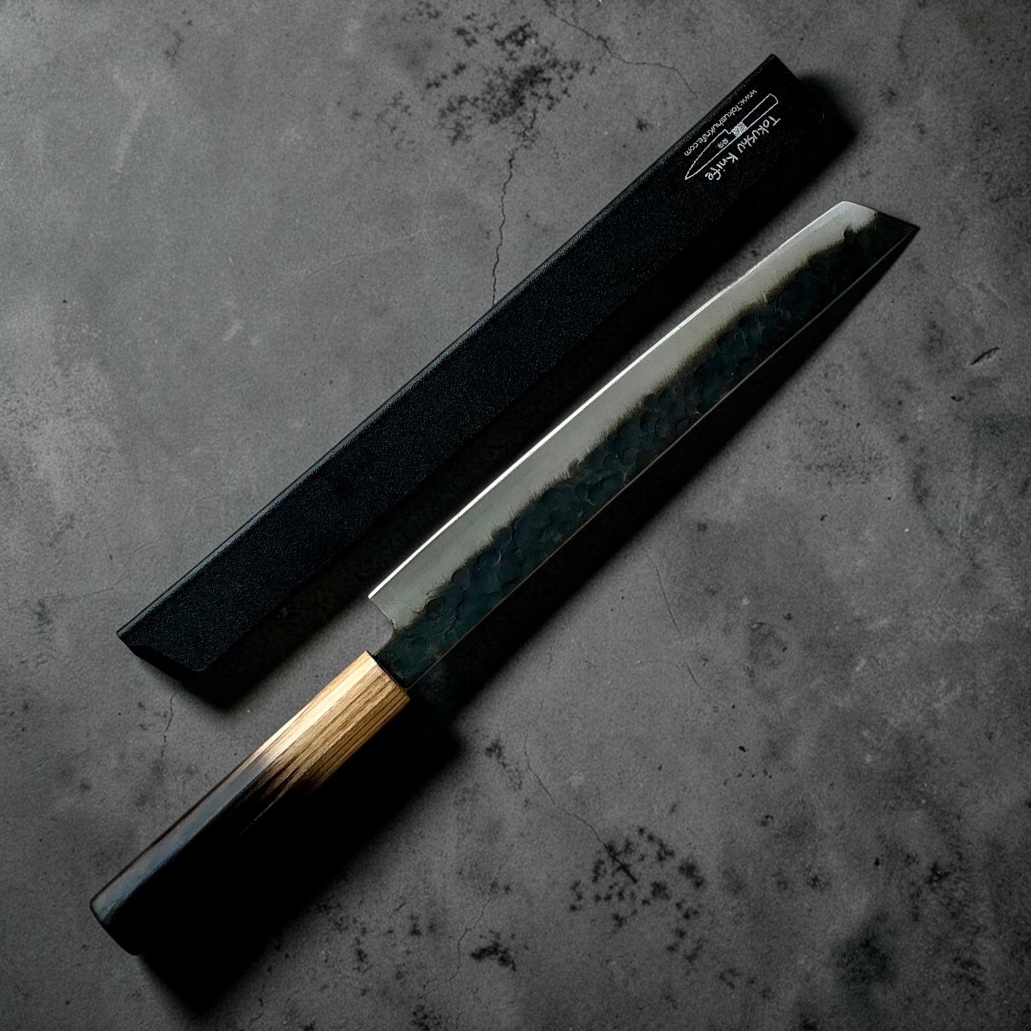 Dao Vua V3 Sujihiki 270mm with black blade guard