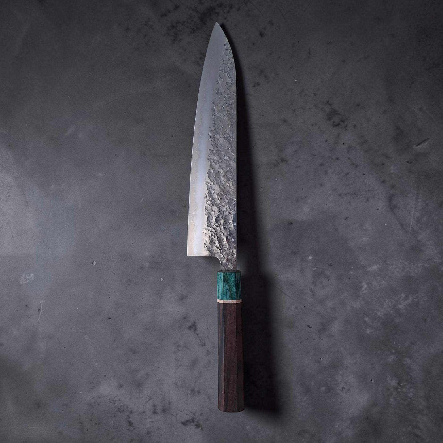 Blade profile of Makoto Kurosaki Samidorizuki SG-STRIX 240mm gyuto