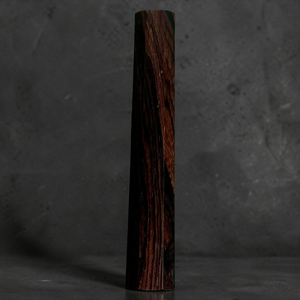 152 mm sujihiki / manico affettatrice, Ebano completo, marrone scuro e nero a grani longitudinali #handle_full ebony