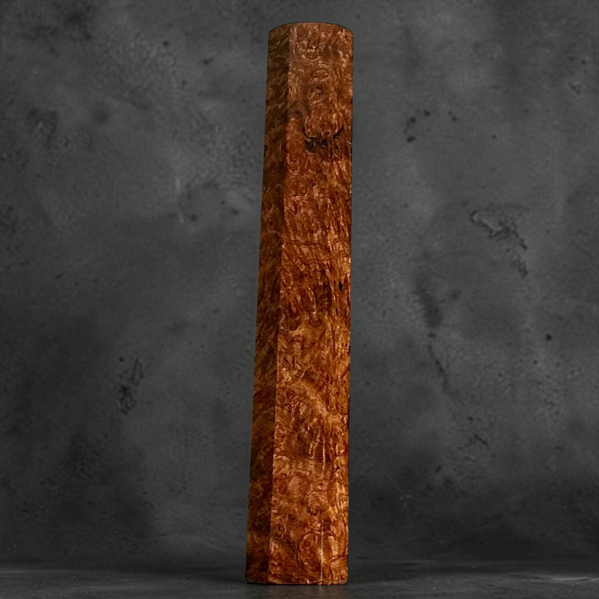 Manico da 152 mm per sujihiki / affettatore, palissandro massello, venatura vorticosa calda color marrone dorato #handle_full rosewood